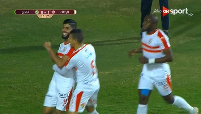 هدف الزمالك الثاني في مرمي القطن التشادي 2 0 فرجاني ساسي