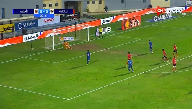 القائم يحرم ناصر ماهر من تسجيل هدف رائع امام الداخلية