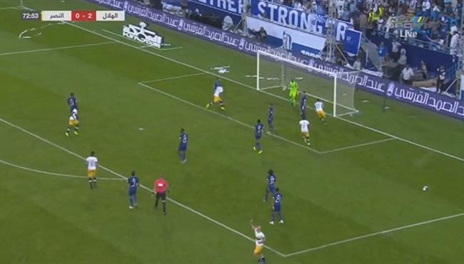 هدف النصر الاول فى مرمي الهلال تعليق فهد العتيبي