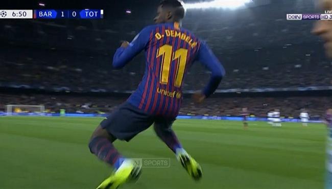 هدف عثمان ديمبلي العالمي في مرمي توتنهام تعليق عصام الشوالي