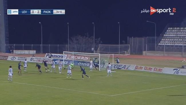 اهداف مباراة باوك سالونيكا وليفادياكوس 2 1 الدوري اليوناني