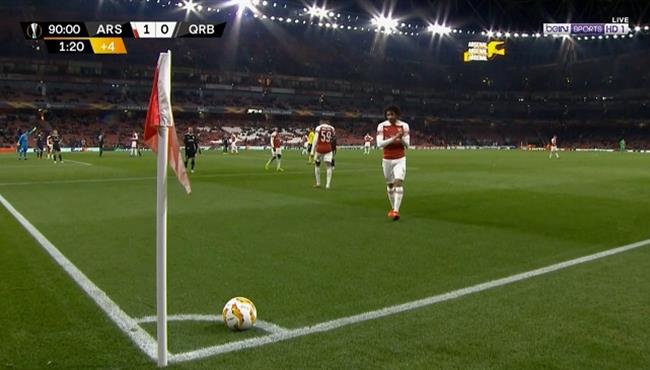 ملخص لمسات محمد النني في مباراة ارسنال وكارباكا اغدام