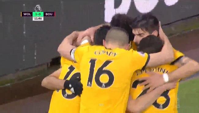 اهداف مباراة ولفرهامبتون وبورنموث 2 0 الدوري الانجليزي