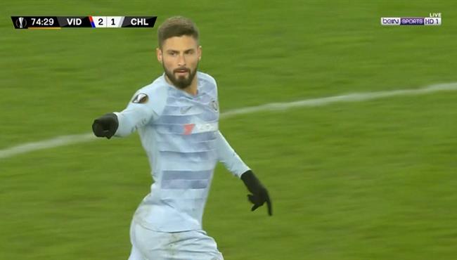 هدف جيرو الرائع في مرمي فيديوتن