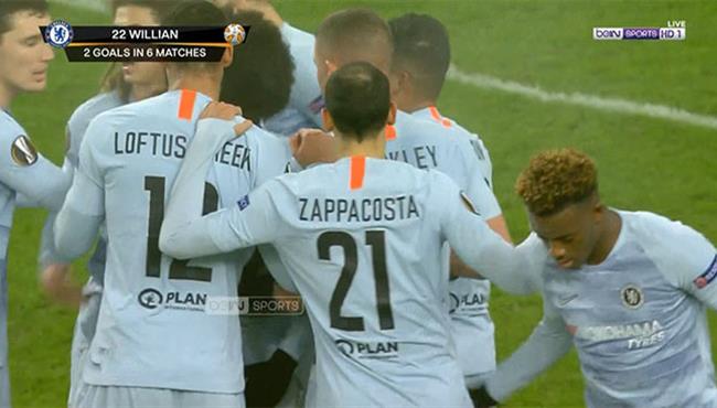 هدف ويليان الرائع في مرمي فيديوتن