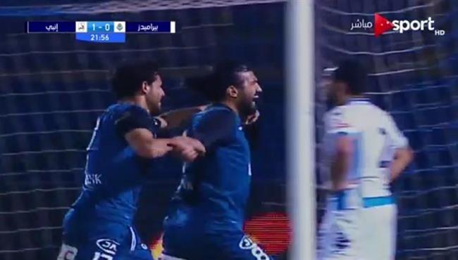 هدف انبي الاول في مرمي بيراميدز بالدوري المصري