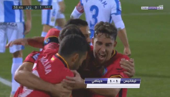 اهداف مباراة خيتافي وليجانيس 1 1 الدوري الاسباني
