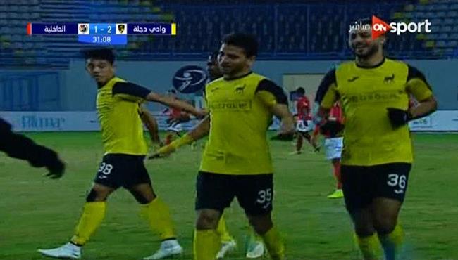 اهداف مباراة وادي دجلة والداخلية 2 2 الدوري المصري