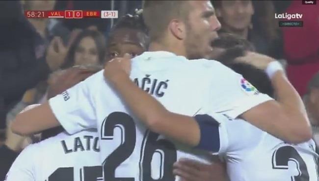 هدف فوز فالنسيا علي ايبرو 1 0 كاس ملك اسبانيا