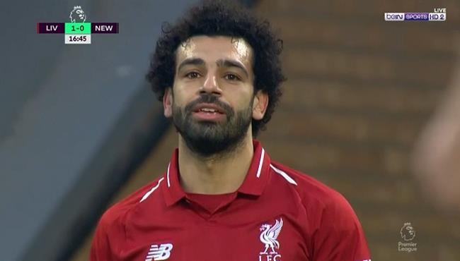 ملخص لمسات محمد صلاح في مباراة ليفربول ونيوكاسل