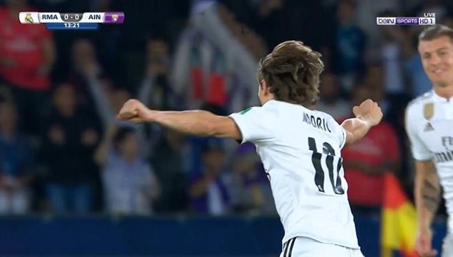 هدف مودريتش الرائع في مرمي العين بنهائي كأس العالم للأندية