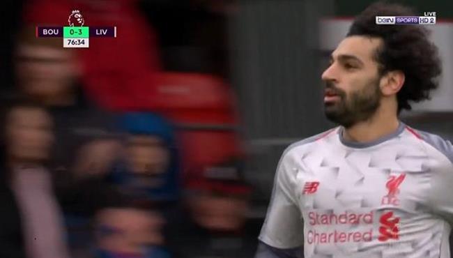 هدف محمد صلاح الثالث العالمي في مرمي بورنموث