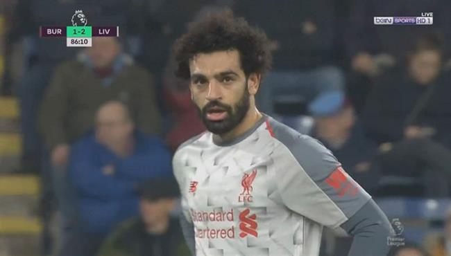 ملخص لمسات محمد صلاح امام بيرنلي بالدوري الانجليزي