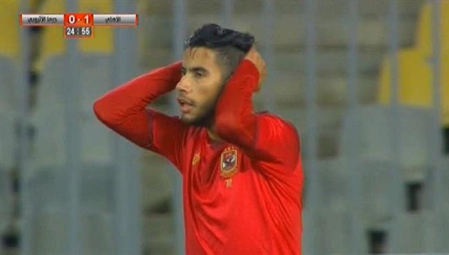 العارضة تحرم ناصر ماهر من تسجل هدف في مرمي جيما