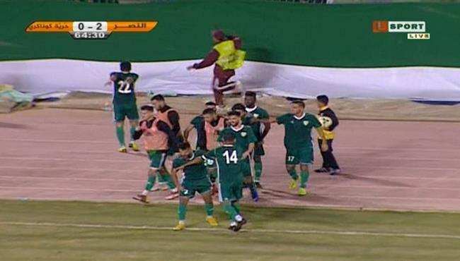 هدف النصر الليبي الثاني في مرمي حوريا كوناكري