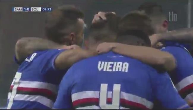 اهداف مباراة سامبدوريا وبولونيا 4 1 الدوري الايطالي