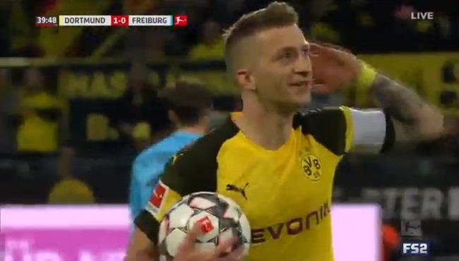 اهداف مباراة بوروسيا دورتموند وفرايبورج 2 0 الدوري الالماني