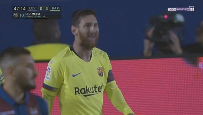 هدف ميسي الثاني فى مرمي ليفانتي بالدوري الاسباني