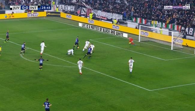 القائم يحرم انتر ميلان من تسجيل هدف اول في مرمي يوفنتوس