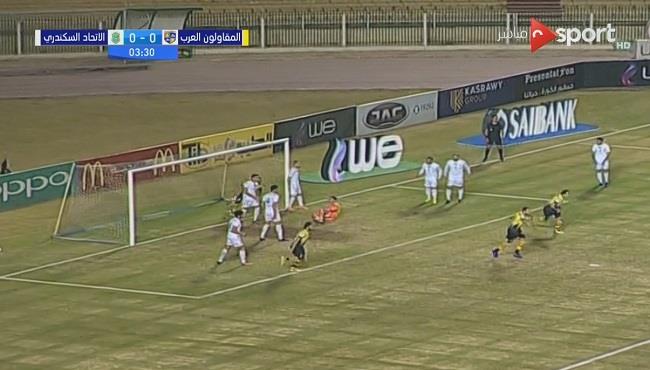 هدف المقاولون الاول في مرمي الاتحاد بالدوري المصري