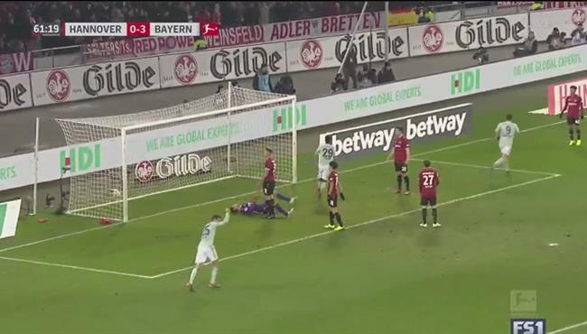 اهداف مباراة بايرن ميونخ وهانوفر 4 0 الدوري الالماني