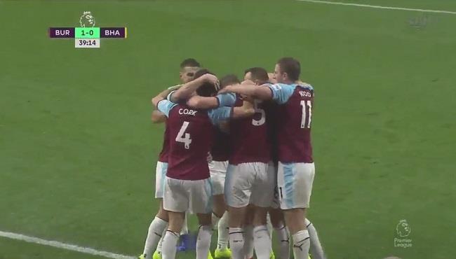 هدف فوز بيرنلي علي برايتون 1 0 الدوري الانجليزي