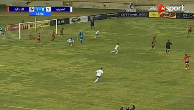 اهداف مباراة المصري والداخلية 1 1 الدوري المصري