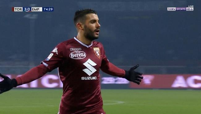 هدف تورينو الثالث الرائع في مرمي امبولي بالدوري الايطالي