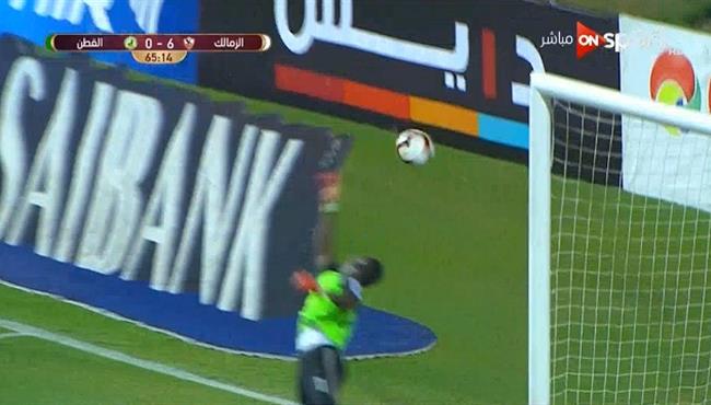 القائم يحرم مصطفي فتحي من تسجيل هدف رائع امام القطن التشادي