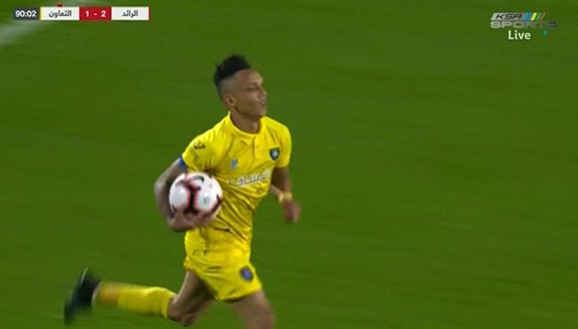 هدف التعاون الاول في مرمي الرائد بالدوري السعودي