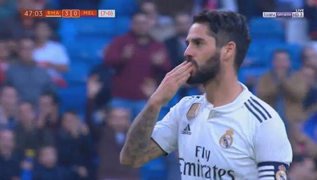 هدف ايسكو العالمي في مرمي مليلية بكأس ملك اسبانيا