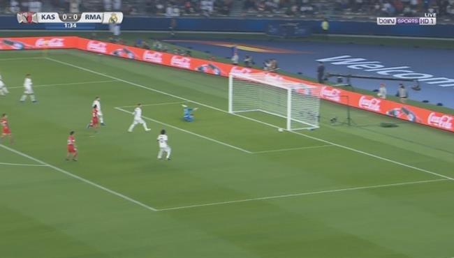 اول فرصة خطيرة ل كاشيما على مرمي ريال مدريد بكأس العالم للأندية