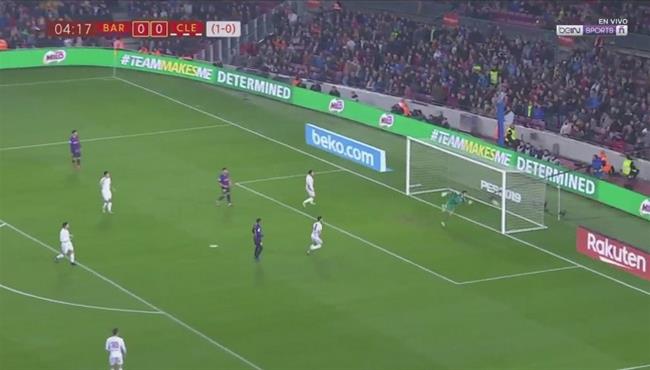 ملخص مباراة برشلونة وديبورتيفا ليونيسا 4 1 كاس ملك اسبانيا