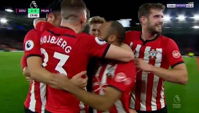 هدف ساوثهامتون الثاني الرائع في مرمي مانشستر يونايتد