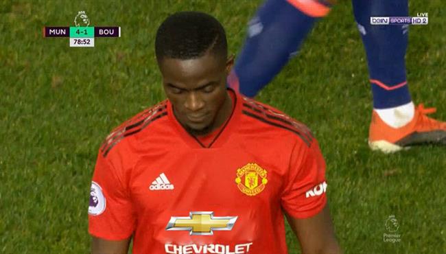 طرد ايريك بايلي في مباراة مانشستر يونايتد وبورنموث