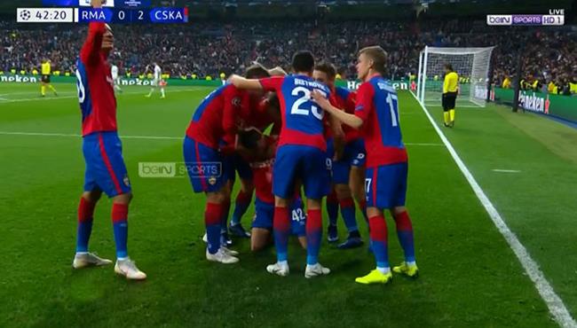 هدف سسكا موسكو الثاني في مرمي ريال مدريد بدوري ابطال اوروبا