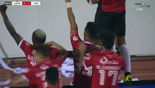 هدف الرائد الاول في مرمي التعاون بالدوري السعودي