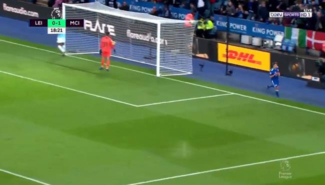 هدف تعادل ليستر سيتي مع مانشستر سيتي 1 1 الدوري الانجليزي