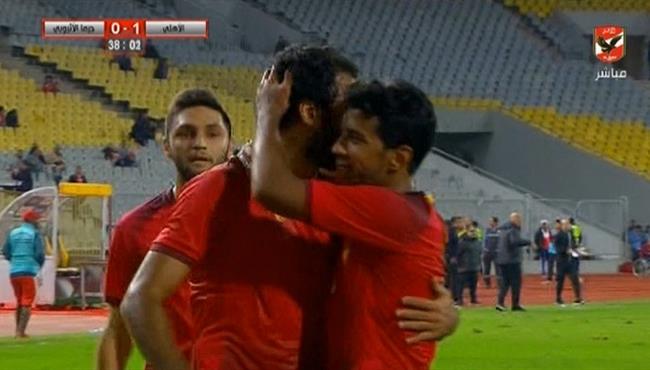 هدف الاهلي الثاني في مرمي جيما مروان محسن