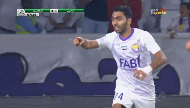ملخص لمسات حسين الشحات في مباراة العين والوصل كأس الإمارات