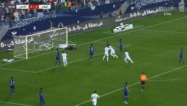هدف عمر السومة الثالث في مرمي الهلال بالدوري السعودي