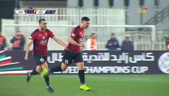 هدف رائع في مباراة اتحاد العاصمة والمريخ بالبطولة العربية