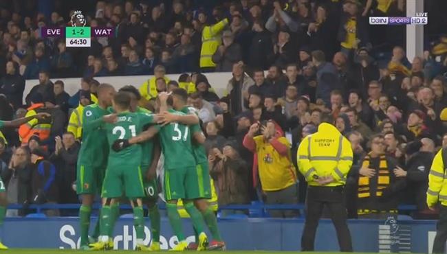 اهداف مباراة ايفرتون وواتفورد 2 2 الدوري الانجليزي