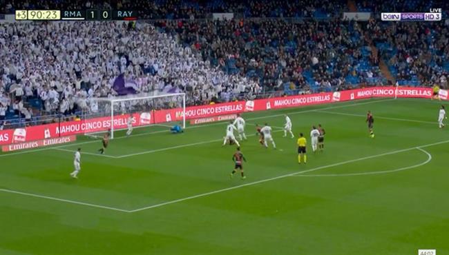 كورتوا ينقذ ريال مدريد علي مرتين من هدف تعال قاتل لرايو فاليكانو