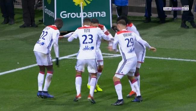 اهداف مباراة ليون ومونبليه 1 1 الدوري الفرنسي