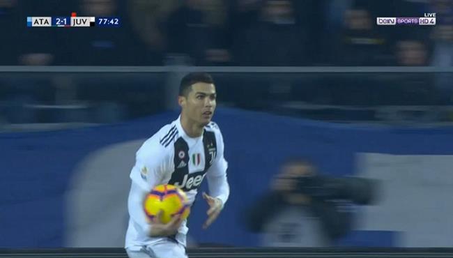 هدف كريستيانو رونالدو في مرمي اتالانتا بالدوري الايطالي