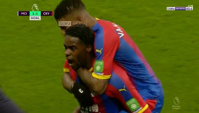 هدف تعادل كريستال بالاس مع مانشستر سيتي 1 1 الدوري الانجليزي