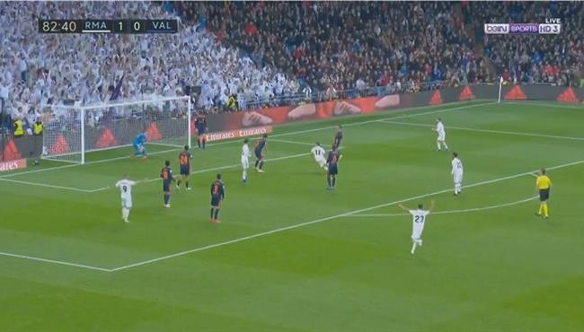 هدف ريال مدريد الثاني في مرمي فالنسيا فاسكيز