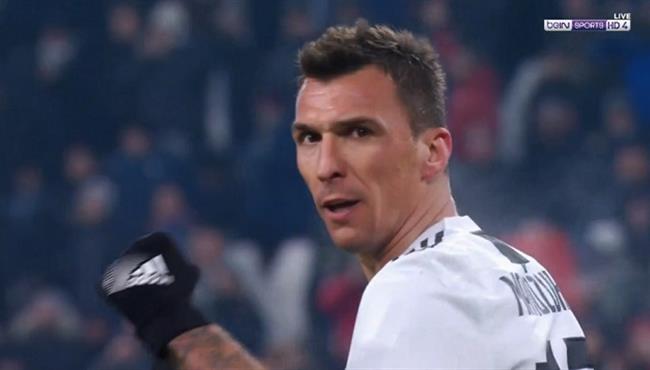 هدف يوفنتوس الاول في مرمي روما ماندزوكيتش