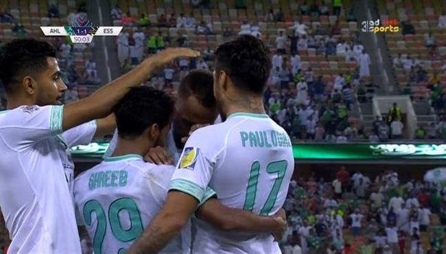 هدف تعادل الاهلي مع وفاق سطيف 1 1 اسيست محمد عبد الشافي